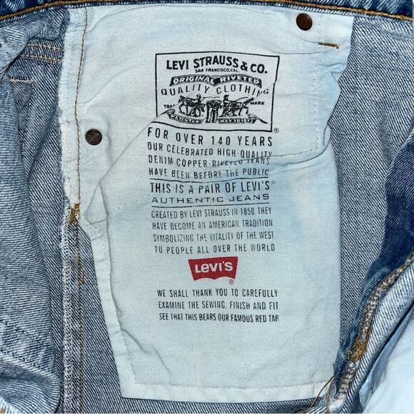 Vintage 90s Levi’s 505 Regular Fit Straight Jeans Size 36 - Picture 6 of 12